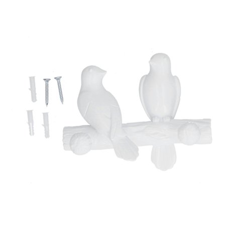 Kultainen lintu oksalla seinään kiinnitettävä koristeellinen koukku kotiin keittiöön ruokasaliin kahvilaan