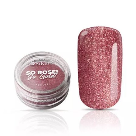 Silcare - So Rose! So Gold! - Nagelglitter - Rosa - 0,5g