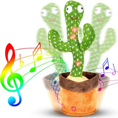 Dansende Kaktus Leke, Snakkende Kaktus Leke For 1-3 År Gamle Gutter/Jenter, Plysj Interaktiv Leke