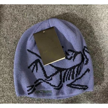 ARC'TERYX Herre Vinterhue, Casual Varm Skihue, Blød Termisk Strikket Hue til Koldt Vejr Lyseblå