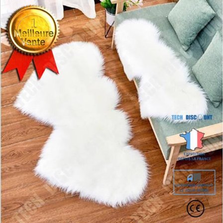 Matta - TD - Peach Heart - 35x70 cm - Vit - Europeisk stil