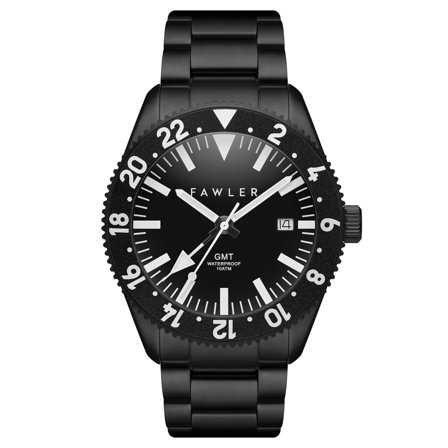 Métier II | Limited-Edition Black Stainless Steel GMT Watch for Men - Wrist watches