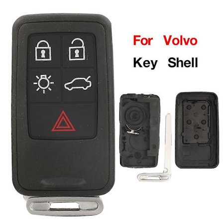 5/6 Painikkeinen Älykäs Auton Avaimen Kuori Volvo S60 V60 S80 XC70 XC60 V70 2008-2017 Kaukosäätimen Suojus Tarvikkeet [DB]