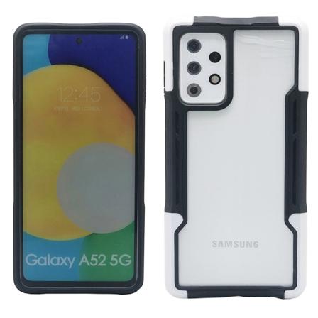 Samsung Galaxy A52 - Stilig beskyttelsesdeksel Vit
