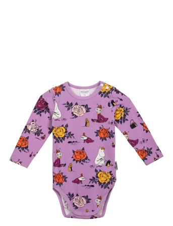 Roses Body Bodies Long-sleeved Lilla Martinex*Betinget Tilbud