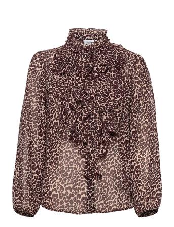 Liljasz Ls Shirt Pitkähihainen Pusero Paita Ruskea Saint Tropez