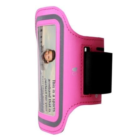 GEAR Sportsarmbånd Universal L/XL 4,7" f.eks iPhone 6/7/8/SE2020/22 Rosa Rosa