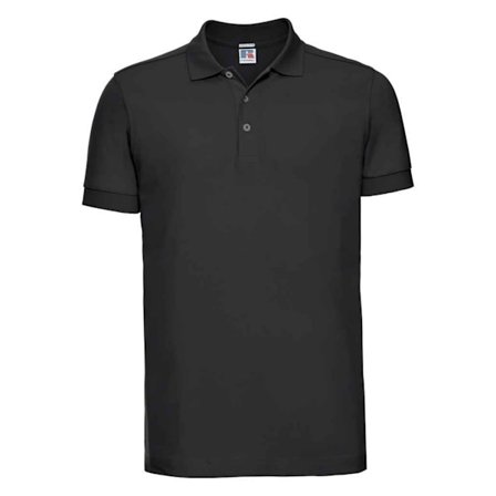 Russell Herr Pique Stretch Poloshirt 3XL Svart