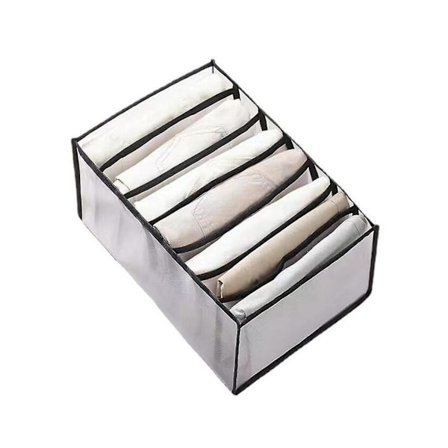 Mesh opbevaringsboks Foldbar skab tøjdelere Nylon kommode rum Organizers