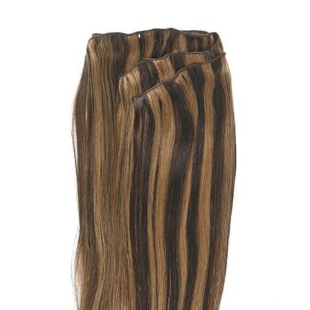 Hårträns 100% Remy Rak #12/4 Light Brown