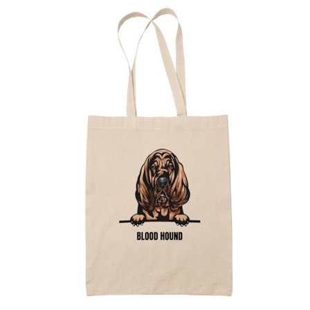 Blood hound tygkasse hund shopping väska Tote bag