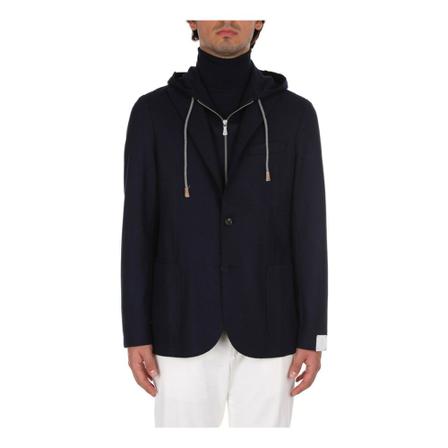 Eleventy - Jackor & Rockar - Blå - Herr - Storlek: 2xl, Herr, Storlek: 2XL