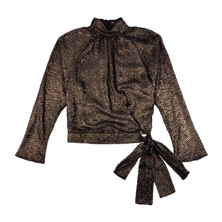 Blumarine Long Sleeve Tops Sort, Dame