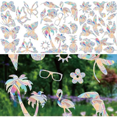 34 Stycken Anti-Kollisionsfönsterdekaler Sonwaha Anti-Kollision S