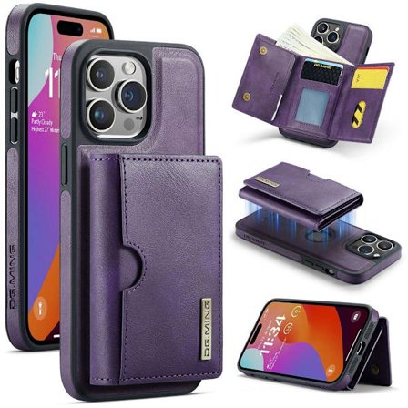 (iPhone 16 Pro) DG.MING M6 -sarjan magneettinen lompakkokotelo: