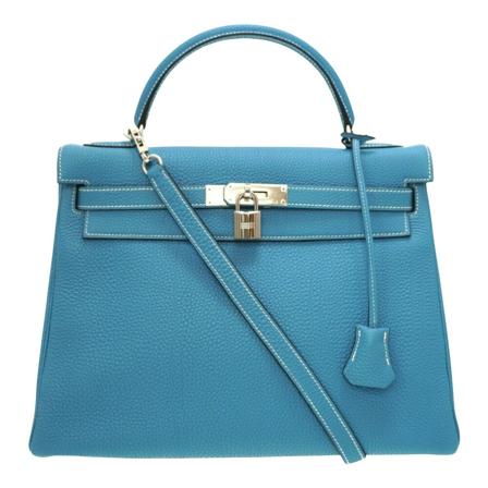 Hermès Vintage Pre-owned Handbags blå, Dam Vintage Väskor, Dam, Storlek: ONE SIZE