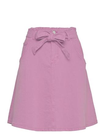 Skirts Woven Knälång Kjol Lila Esprit Casual