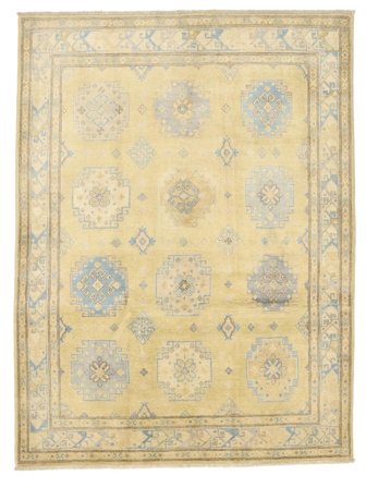 Kazak Fine Rug Hand Knotted 152X195 Orange/Yellow Afghanistan