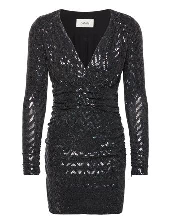 Robe Flavie Dresses Sequin Dresses Svart Ba&sh*Betinget Tilbud