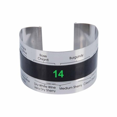 Vintertermometer - Termometer för vinflaska rostfritt stål