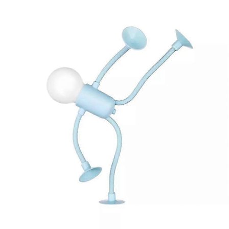 Formskiftende Sjov Sportsmand Natlampe Knap Batteri Bordlampe Alsidig Mini Lampe Kreativ O