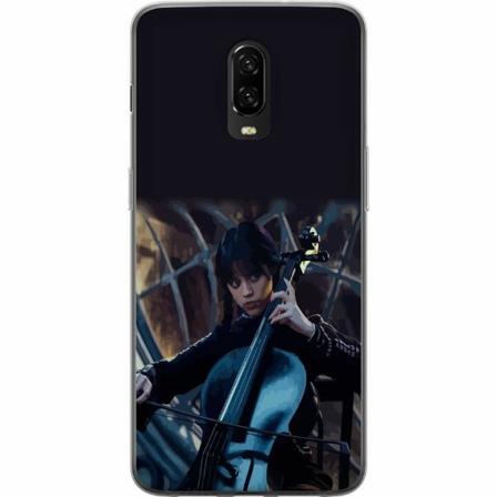 Oneplus 6t Genomskinligt Skal Wednesday Addams