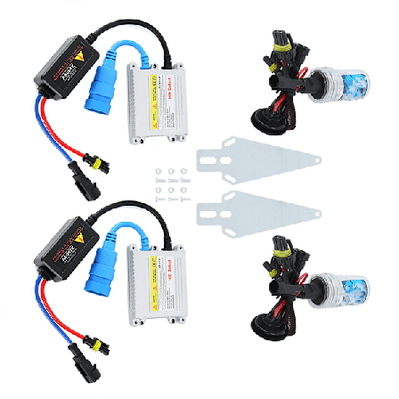 Xenonstrålekastersats Ultra Tynn Sølv Ballast Bil 6000K 12v 55W (H1)