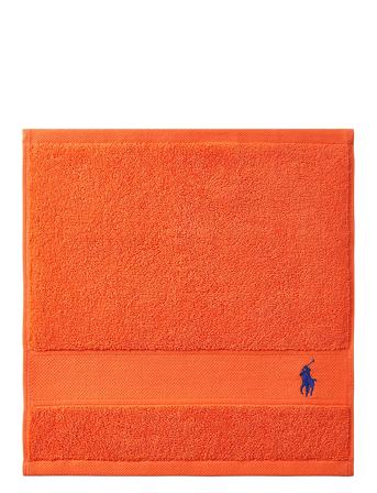 Poloplay Wash Towel Home Textiles Bathroom Textiles Towels & Bath Towels Face Towels Orange Ralph Lauren Home