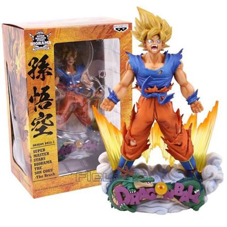 Figur - Super Master Stars Diorama - Son Goku - Multifarvet - Præcise modellering detaljer