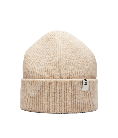 Stiksen Beanie 02 Rewool Regular Fit Mössor & hattar Unisex Beige ONESIZE