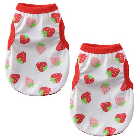 2st sommar hundväst husdjurskläder Tunn stil liten mjölkhund