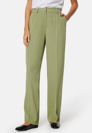 Bubbleroom - High Waist Regular Suit Trousers - Kläder