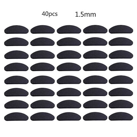 40 stk Myke Skum Neseputer Selvklebende Anti-Skli Briller Ingen Sminke Neseputer [DB]