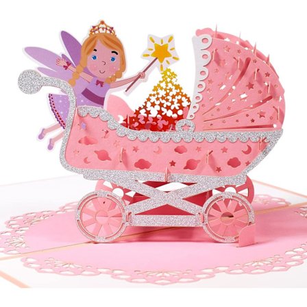 Onnittelut Uudelle Vauvalle Kortti, Onnittelut Vastasyntyneelle Pop Up