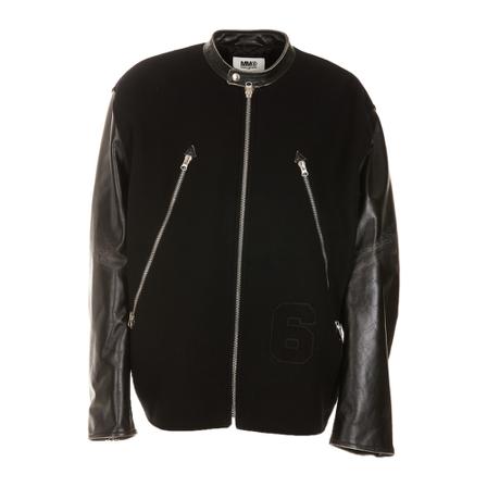 MM6 Maison Margiela, Light Jackets Zwart, Heren, Maat:L