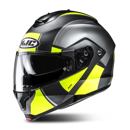 Casque Modulable HJC C91N Jyn Jaune Fluo/Gris S