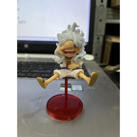 10 cm Mini One Piece Luffy Gear 5 Action Figur Nika Gutte Statue Anime Figurine Pvc Model Doll