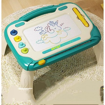 Magnetisk rittavla för barn, leksaker för 2-årig flicka, klottertavla skrivplatta för småbarn 1-3 år, reseleksaker för småbarn,