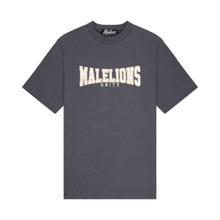 Malelions, Blouses Shirts Grijs, Heren, Maat:XS