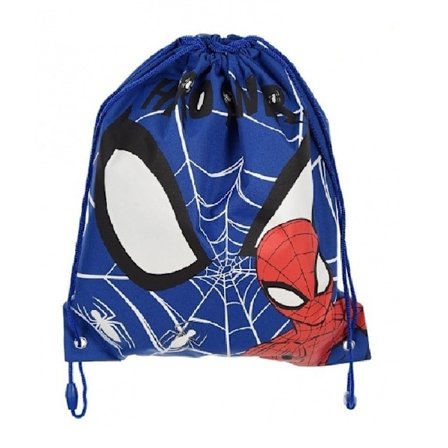 Gymnastikpåse 36x31cm - Gympapåse Spindelmannen Spiderman
