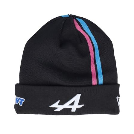 Formula One - Motor Schwarz cuff Mütze - Alpine F1 24 Team Stripe Knit Black Cuff @ Hatstore