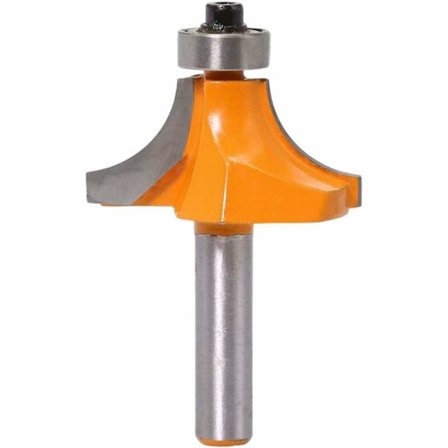 1 st fräsverktyg träbearbetningsverktyg för 8 mm skaft runt skaft och pärlkant fräsverktygssats hårdmetallspetsad tappfräs för träbearbetningsverktyg