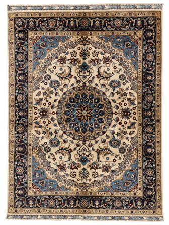 Médaillon Petit Kunduz Tapis 146X196 Laine