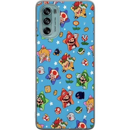 Kompatibelt Mobilskal till Motorola Motorola Moto G62 5G Nintendo Mario Mönster Switch Spel