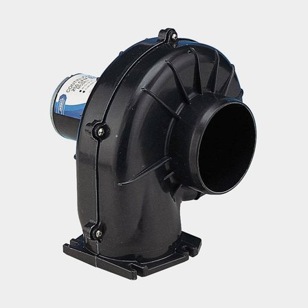 Motorraumlüfter Jabsco Continuous Duty Flangemount Blower, 24 V, flanschmontiert, Ø100 mm (4") - Flansch, 7.1 m³/Minute - Boot