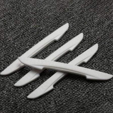 4st/Set Anti-kollisionsremsa anti-scratch VIT vit