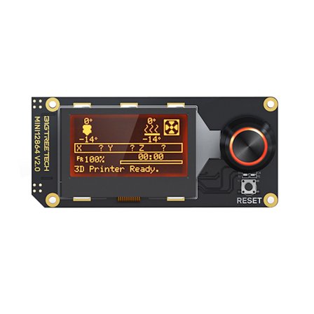 Mini12864 V2.0 LCD-skjerm EXP1+EXP2 FPC-tilkobling DC5V RGB-bakgrunnsbelysning Kompatibel med MEGA2560 Kontroll Hovedkort