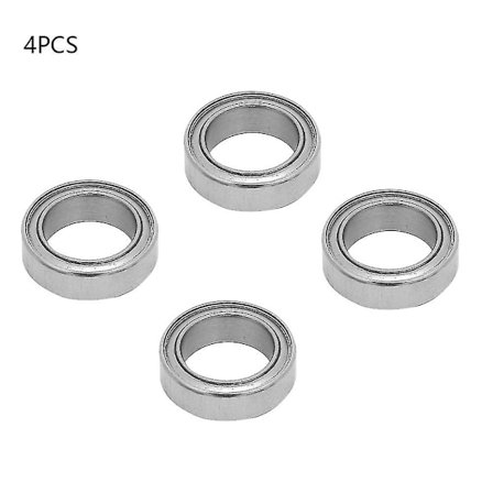 4 kpl ruostumattomasta teräksestä valmistettua kuulalaakeria, metalliset suojatut Smr128zz 8*12*3.5mm