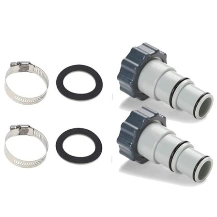 Pool slange adapter A, 2 udskiftning pool adaptere, slange adapter til Intex pumpe, fitting til 32mm og 38mm poolslange