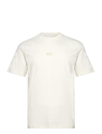 Relaxed Printed T-Shirt T-shirts Short-sleeved Hvit Tom Tailor*Betinget Tilbud